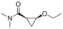 Cyclopropanecarboxamide, 2-ethoxy-N,N-dimethyl-, cis- (9CI) Structure