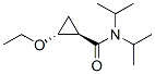 Cyclopropanecarboxamide, 2-ethoxy-N,N-bis(1-methylethyl)-, trans- (9CI) Struktur