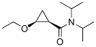 Cyclopropanecarboxamide, 2-ethoxy-N,N-bis(1-methylethyl)-, cis- (9CI) 化学構造式