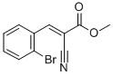 METHYL2-CYANO-3-(2-BROMOPHENYL)-ACRYLATE Struktur