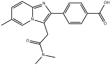 109461-65-6 4-[3-[2-(ジメチルアミノ)-2-オキソエチル]-6-メチルイミダゾ[1,2-a]ピリジン-2-イル]安息香酸