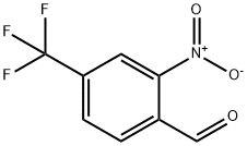 2-ニトロ-4-(トリフルオロメチル)ベンズアルデヒド 化学構造式