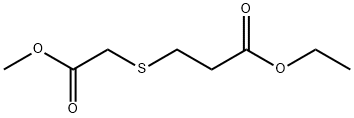 ETHYL 3-((2-METHOXY-2-OXOETHYL)THIO)PRO& Structure