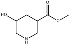 5-羟基-3-哌啶甲酸甲酯, 1095010-44-8, 结构式