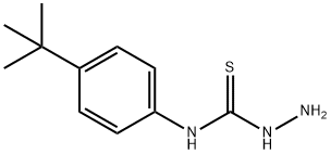 4-(4-TERT-BUTYLPHENYL)-THIOSEMICARBAZIDE, 109509-79-7, 结构式