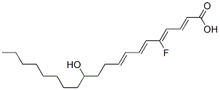 5-fluoro-12-hydroxyeicosatetraenoic acid Structure