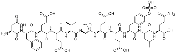 HIRUDIN (55-65) (SULFATED), 109528-50-9, 结构式