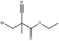 Propanoic acid, 3-bromo-2-cyano-2-methyl-, ethyl ester (9CI) 结构式