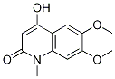 2(1H)-喹啉酮, 4-羟基-6,7-二甲氧基-1-甲基-,109549-03-3,结构式