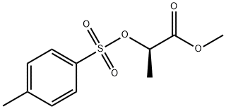 (R)-2-(甲苯磺酰氧基)丙酸甲酯 结构式