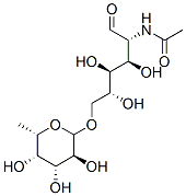 N-Acetyl-6-O-L-fucosyl-D-glucosamine 结构式