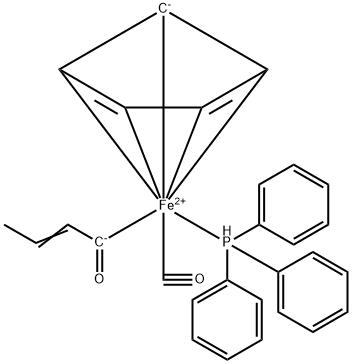 (S)-(+)-CROTONYL CYCLOPENTANEDIENYL IRON CARBONYL TRIPHENYLPHOSPHINE COMPLEX|