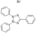 2,3,5-三苯基四唑溴盐,1096-80-6,结构式