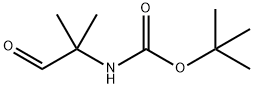 (1,1-二甲基-2-氧代乙基)氨基甲酸叔丁酯,109608-77-7,结构式