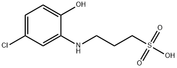 2-(4-SULFOPROPYLAMINO)-4-CHLOROPHENOL Structure