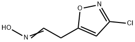 5-Isoxazoleacetaldehyde,3-chloro-,oxime(9CI) Structure