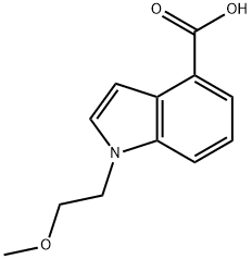 MFCD11641383|1-(2-甲氧基乙基)-1H-吲哚-4-羧酸