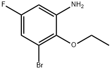 3-溴-2-乙氧基-5-氟苯胺,1096354-40-3,结构式