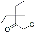 2-Pentanone,  1-chloro-3-ethyl-3-methyl-,109666-61-7,结构式