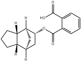 2-((((3aS,4S,5R,7S,7aS)-octahydro-1H-4,7-Methanoinden-5-yl)oxy)carbonyl)benzoic acid 化学構造式