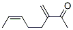 6-Octen-2-one, 3-methylene-, (Z)- (9CI) Structure