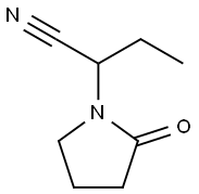 A-乙基-2-氧代-1-吡咯烷乙腈 结构式