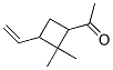 Ethanone, 1-(3-ethenyl-2,2-dimethylcyclobutyl)- (9CI) 结构式