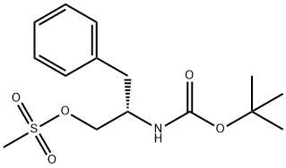 (2S)-2-({[(1,1-diMethylethyl)o×y]carbonyl}aMino)-3-phenylpropyl Methanesulfonate Struktur