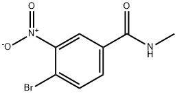 4-Bromo-N-methyl-3-nitrobenzamide Struktur