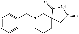 2,7-Diazaspiro[4.5]decane-1,3-dione, 7-(phenylMethyl)- Structure