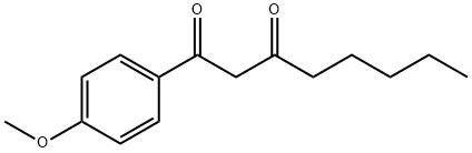 1-(4-甲氧基苯基)-1,3-辛二酮, 1097121-69-1, 结构式