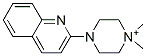 1,1-dimethyl-4-(2-quinolyl)piperazinium|