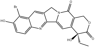 9-BROMO-10-HYDROXYCAMPTOTHECIN 9-溴-10-羟基喜树碱,1097323-11-9,结构式