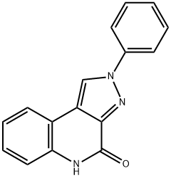 2-苯基-2,5-二氢-4H-吡唑并[3,4-C]喹啉-4-酮, 109740-09-2, 结构式