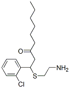 1-(2-aminoethylthio)-1-(2-chlorophenyl)nonan-3-one Structure