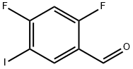 2,4-Difluoro-5-iodo-benzaldehyde Structure