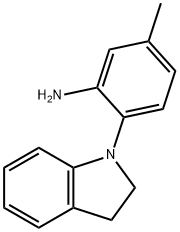 2-(2,3-Dihydro-1H-indol-1-yl)-5-methylphenylamine|2-(吲哚啉-1-基)-5-甲基苯胺