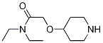 N,N-二乙基-2(4-哌啶基)乙酰胺, 1097828-89-1, 结构式