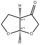 FURO[2,3-B]FURAN-3(2H)-ONE, TETRAHYDRO-, CIS- Struktur