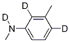 N,3-DiMethylaniline-d3 结构式