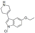 3-(5,6-dihydro-2H-pyridin-4-yl)-5-ethoxy-1H-indole chloride Structure