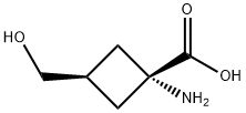 Cyclobutanecarboxylic acid, 1-amino-3-(hydroxymethyl)-, cis- (9CI),109794-96-9,结构式