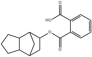 2-(((octahydro-1H-4,7-Methanoinden-5-yl)oxy)carbonyl)benzoic acid 化学構造式