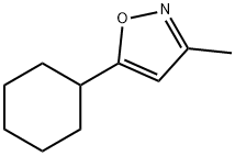 Isoxazole, 5-cyclohexyl-3-methyl- (9CI) 结构式