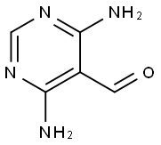 5-Pyrimidinecarboxaldehyde, 4,6-diamino- (9CI) 化学構造式