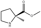 2-甲基-L-脯氨酸甲酯, 109837-32-3, 结构式
