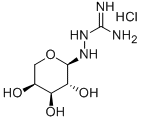 N1-Α-L-阿拉伯吡喃糖基氨基胍盐酸盐, 109853-78-3, 结构式