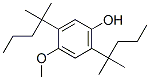 2,5-Bis(1,1-dimethylbutyl)hydroquinone monomethyl ether Structure