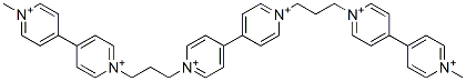 1,1'-bis(3-(1'-methyl-(4,4'-bipyridinium)-1-yl)-propyl)-4,4'-bipyridinium|