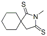 2-Azaspiro[4.5]decane-1,3-dithione,  2-methyl- Structure